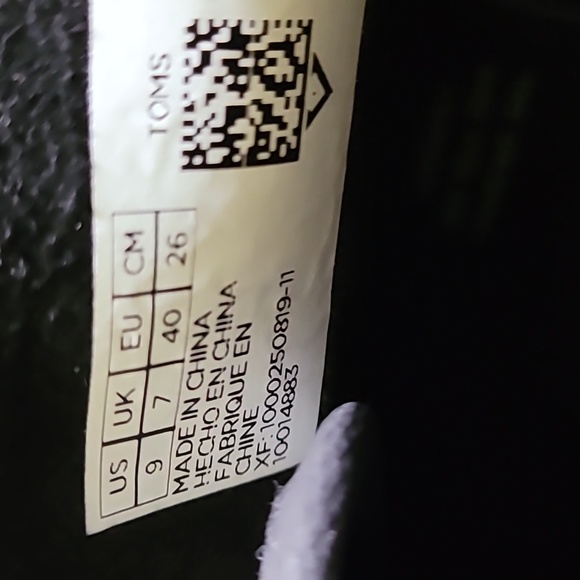 TOMS Kala faux snake print wedge bootie. Black multi. Size 9 - Picture 11 of 11